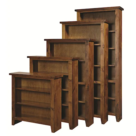 Open Bookcase with 5 Shelves